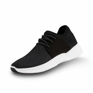 Vessi womens everyday sneaker in midnight black